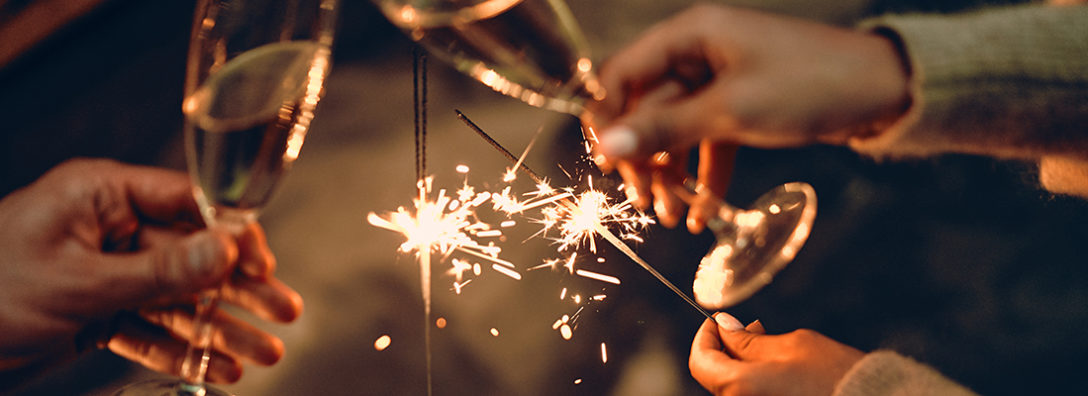 Champagne and Sparklers for Las Vegas New Year’s Eve