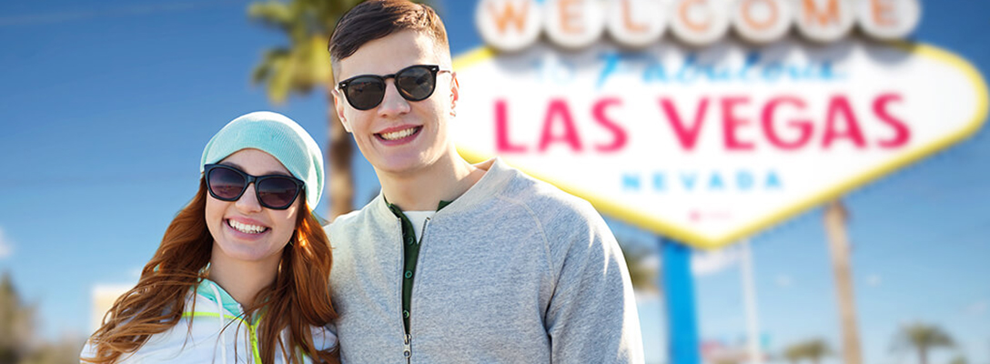 Couple Visiting Las Vegas in February