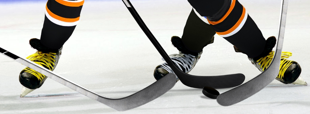 Professional Hockey Players Playing on Ice