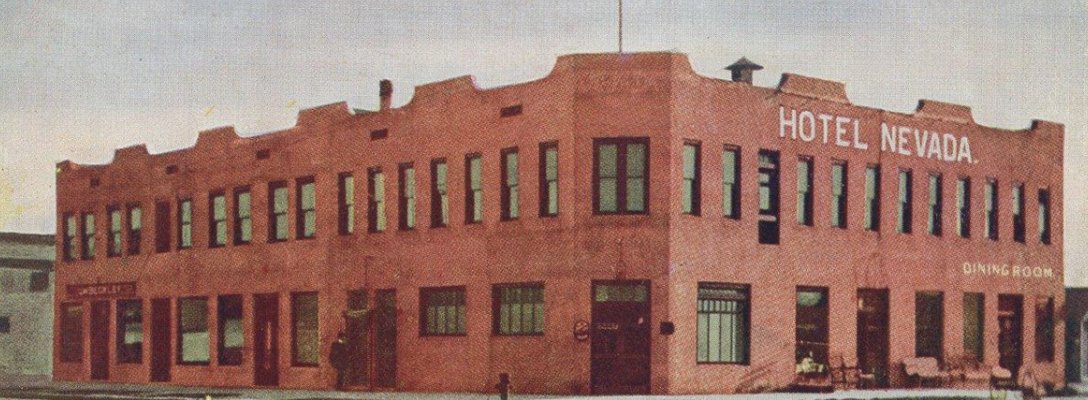 Exterior of the First Hotel in Las Vegas, Hotel Nevada